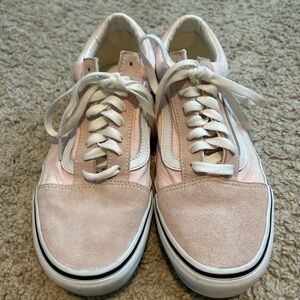 Women's Light Pink Vans Sneakers